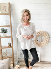 Load image into Gallery viewer, Leopard Balloon Sleeve Top