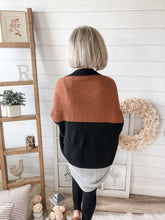 Load image into Gallery viewer, Color Block Drapey Cardigan