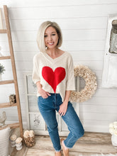 Load image into Gallery viewer, Knitted Heart Top