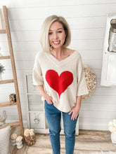 Load image into Gallery viewer, Knitted Heart Top