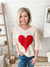 Load image into Gallery viewer, Knitted Heart Top