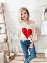 Load image into Gallery viewer, Knitted Heart Top