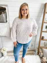 Load image into Gallery viewer, Leopard Balloon Sleeve Top