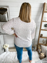 Load image into Gallery viewer, Leopard Balloon Sleeve Top