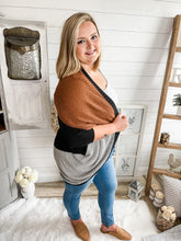 Load image into Gallery viewer, Color Block Drapey Cardigan