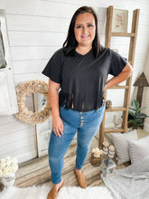 Load image into Gallery viewer, Fringed Crop Top