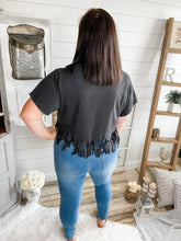 Load image into Gallery viewer, Fringed Crop Top