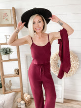 Load image into Gallery viewer, Waffle Knit Pants, Tank, & Cardigan 3 Piece Set