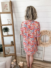 Load image into Gallery viewer, Multi Colored Floral Print Dress