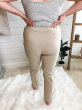 Load image into Gallery viewer, Plus Size Tie Front Paperbag Waist Pants