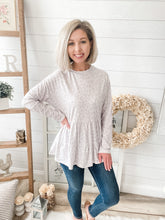 Load image into Gallery viewer, Faded Leopard Print Babydoll Top