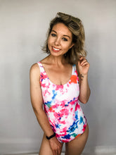 Load image into Gallery viewer, Tie Dye One Piece Swimsuit