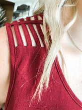 Load image into Gallery viewer, Plus Size Strappy Cut-Out Shoulder Tank
