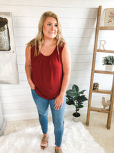 Load image into Gallery viewer, Plus Size Strappy Cut-Out Shoulder Tank