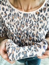 Load image into Gallery viewer, Faded Leopard Raw NO HEM Top