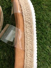 Load image into Gallery viewer, Clear Double Strap Platform Sandal