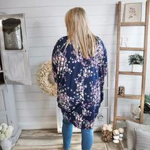Load image into Gallery viewer, Floral Kimono Cardigan