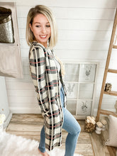 Load image into Gallery viewer, Plaid Cardigan