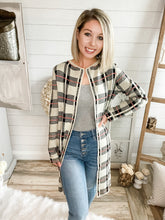 Load image into Gallery viewer, Plaid Cardigan