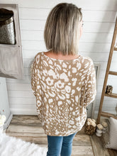 Load image into Gallery viewer, Taupe Leopard Print Sweater