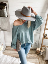 Load image into Gallery viewer, Waffle Lightweight Sweater Top