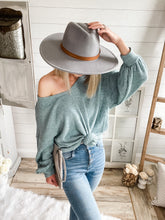 Load image into Gallery viewer, Waffle Lightweight Sweater Top