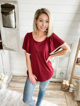 Load image into Gallery viewer, Lace Hem Sleeve Top