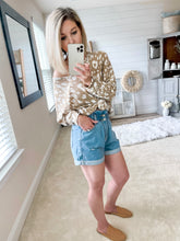 Load image into Gallery viewer, Taupe Leopard Print Sweater