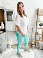 Load image into Gallery viewer, Mint Athletic High Waisted Leggings