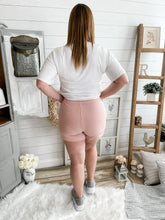 Load image into Gallery viewer, Mauve French Terry Drawstring Shorts