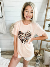 Load image into Gallery viewer, Wild At Heart Leopard Graphic Tee