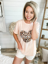 Load image into Gallery viewer, Wild At Heart Leopard Graphic Tee