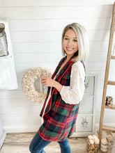 Load image into Gallery viewer, The Christmas Plaid Vest