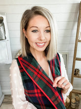 Load image into Gallery viewer, The Christmas Plaid Vest