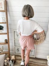 Load image into Gallery viewer, Mauve French Terry Drawstring Shorts