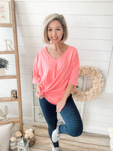 Load image into Gallery viewer, Navy Cotton Motto Leggings