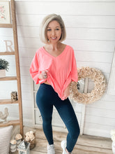 Load image into Gallery viewer, Navy Cotton Motto Leggings