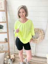 Load image into Gallery viewer, Black High Waisted Cotton Biker Shorts