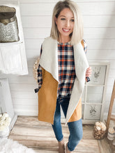 Load image into Gallery viewer, Camel Sherpa Vest