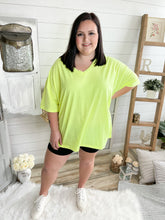 Load image into Gallery viewer, Black High Waisted Cotton Biker Shorts