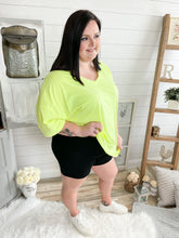 Load image into Gallery viewer, Black High Waisted Cotton Biker Shorts