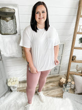 Load image into Gallery viewer, Dusty Rose Athletic High Waisted Leggings