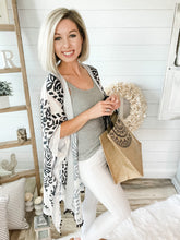 Load image into Gallery viewer, Khaki and Black Aztec Reusable Tote Bag