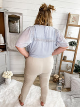 Load image into Gallery viewer, Plus Size Tie Front Paperbag Waist Pants
