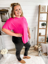 Load image into Gallery viewer, Plus Size Snake Embossed Faux Leather Leggings