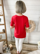 Load image into Gallery viewer, Red Short Sleeve Top