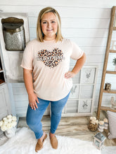 Load image into Gallery viewer, Wild At Heart Leopard Graphic Tee