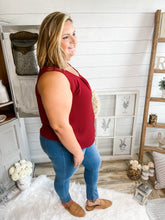 Load image into Gallery viewer, Plus Size Strappy Cut-Out Shoulder Tank