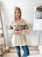 Load image into Gallery viewer, Aztec Sherpa Pullover