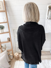 Load image into Gallery viewer, Cowl Neck Waffle Knit Lightweight Sweater